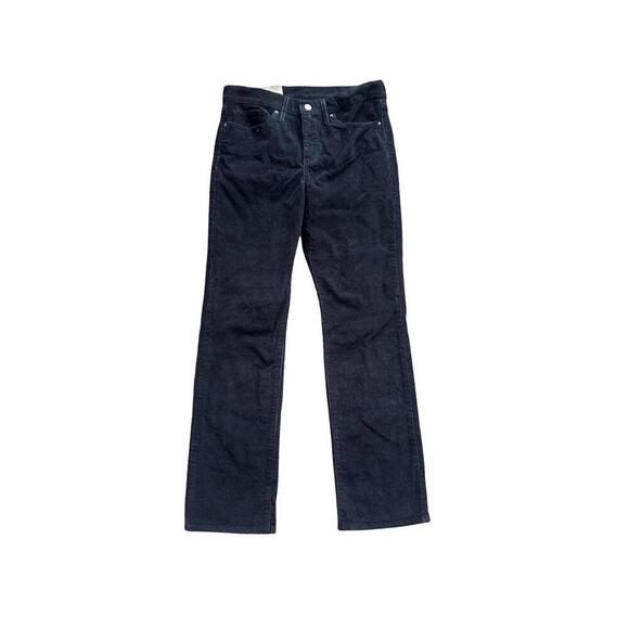 Levi's Pants Womens 30x30 Black 314 Shaping Straight Corduroy NWT - Picture 2 of 3